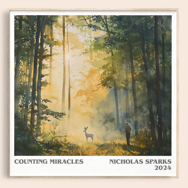 Counting Miracles Literary Art Print by Nicholas Sparks