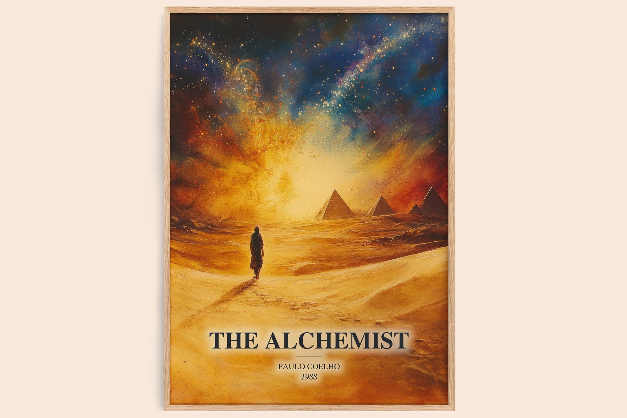 The Alchemist Book Watercolour Illustration by Paulo Coelho