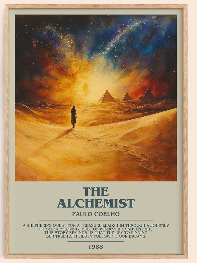 The Alchemist Bookish Wall Art by Paulo Coelho