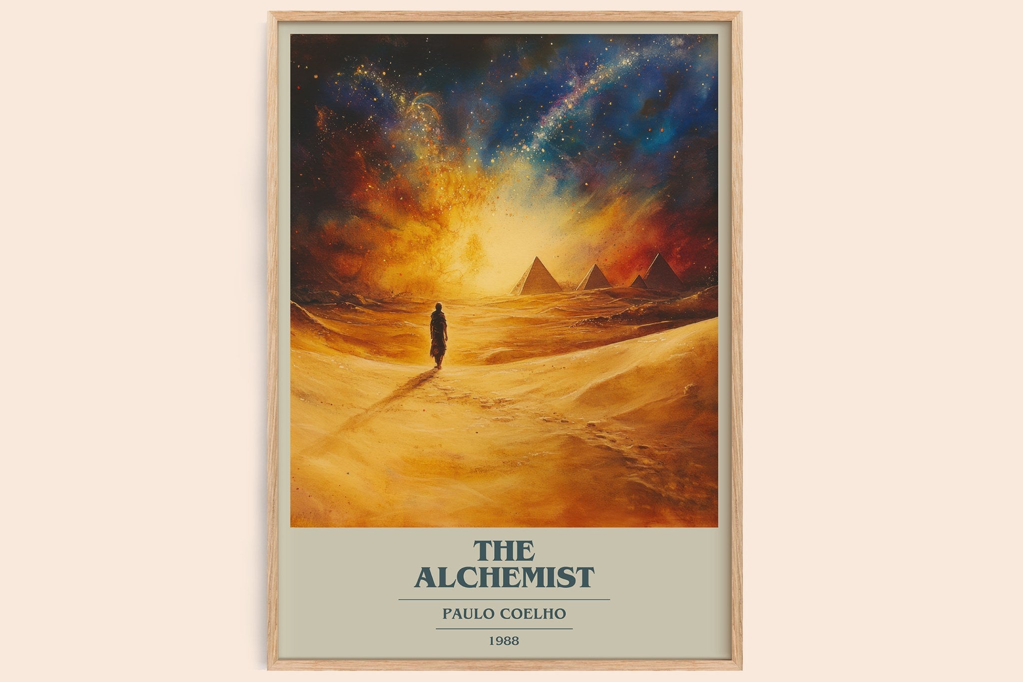 The Alchemist Book Cover Poster by Paulo Coelho