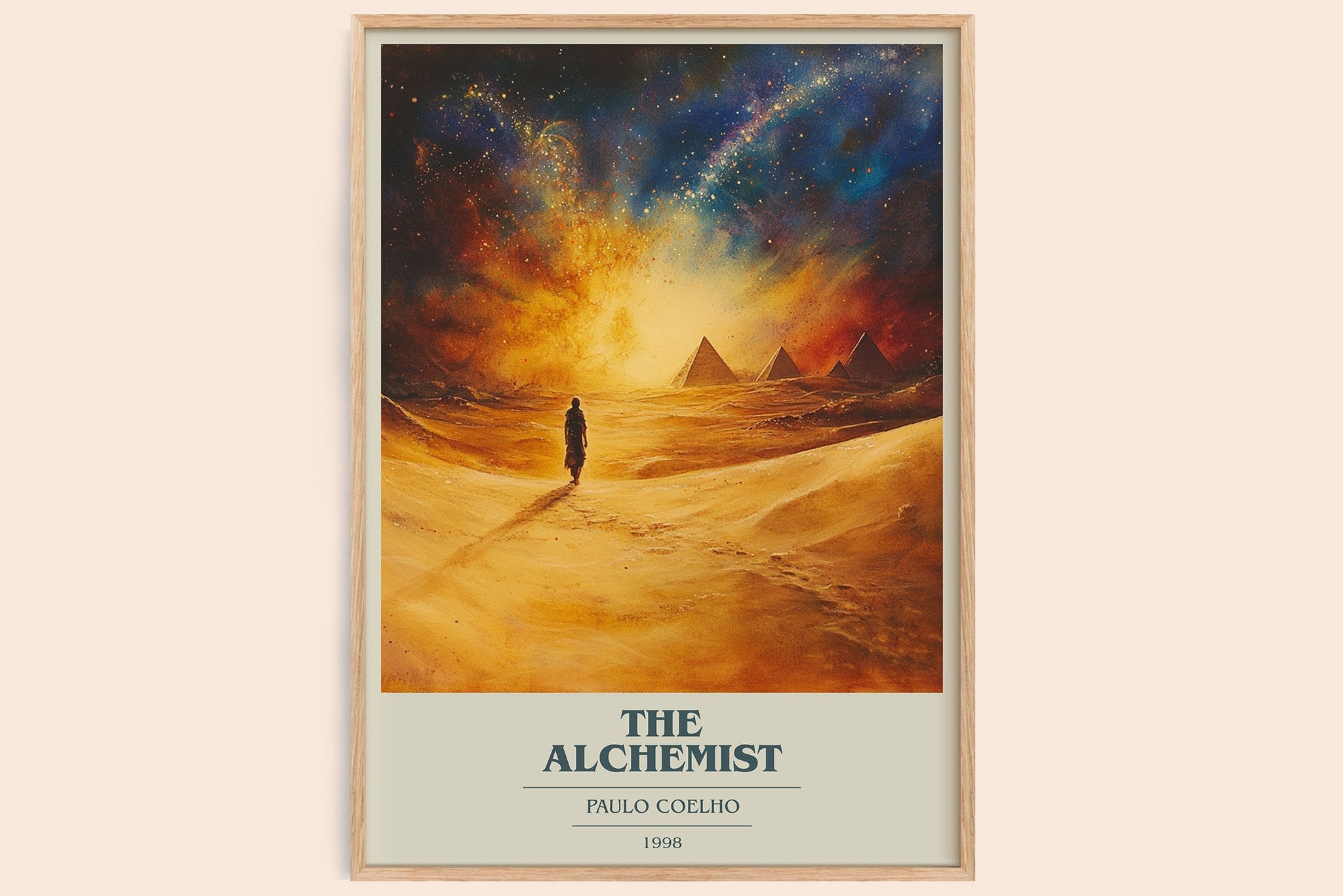 The Alchemist Book Cover Poster by Paulo Coelho
