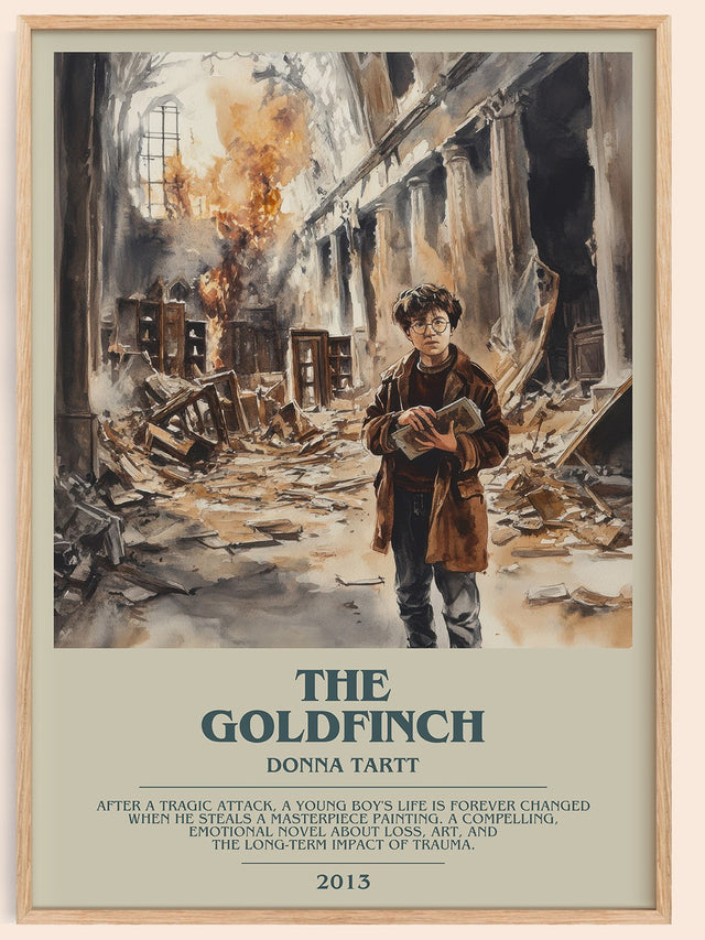 The Goldfinch Bookish Wall Art by Donna Tartt