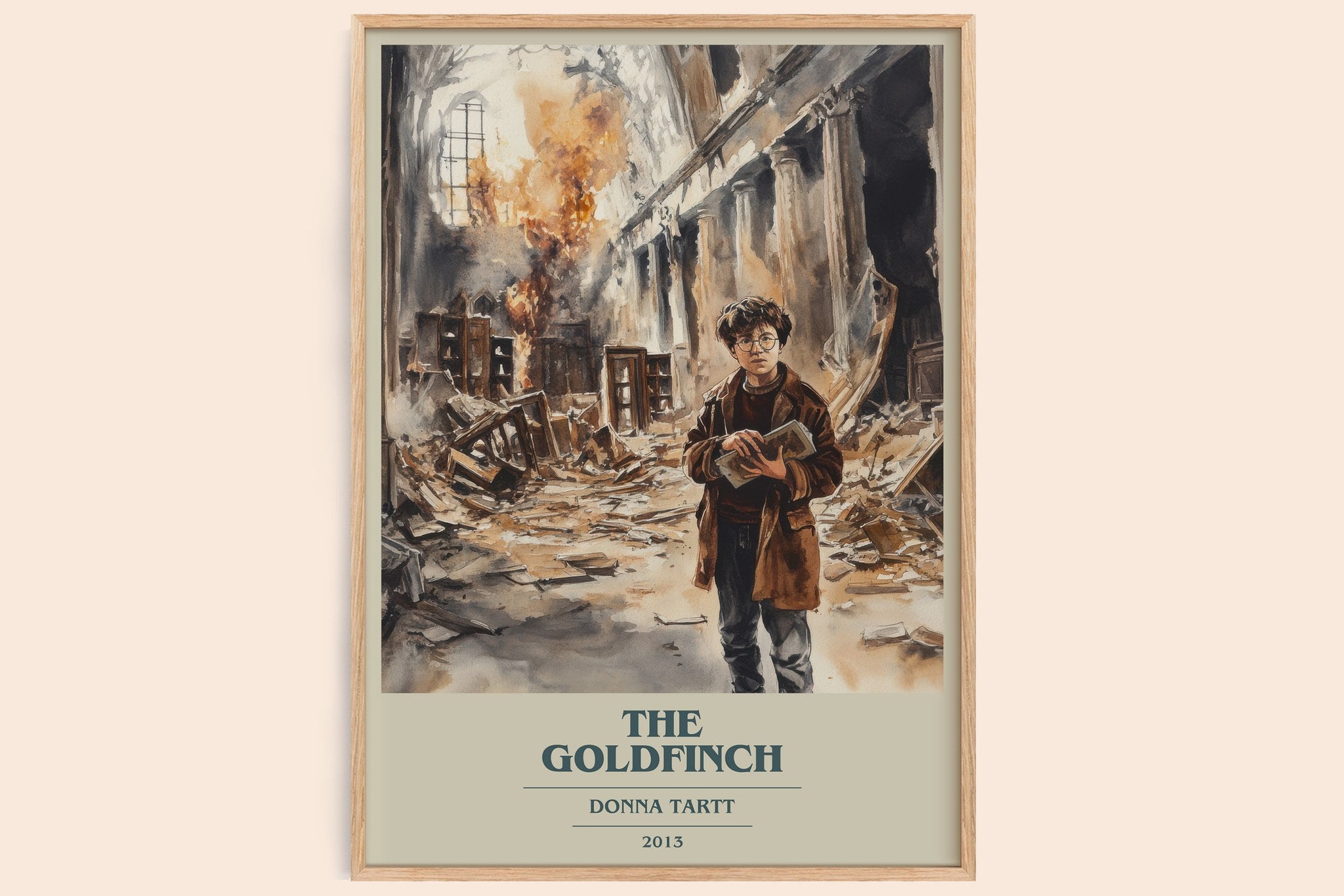 The Goldfinch Book Cover Poster by Donna Tartt