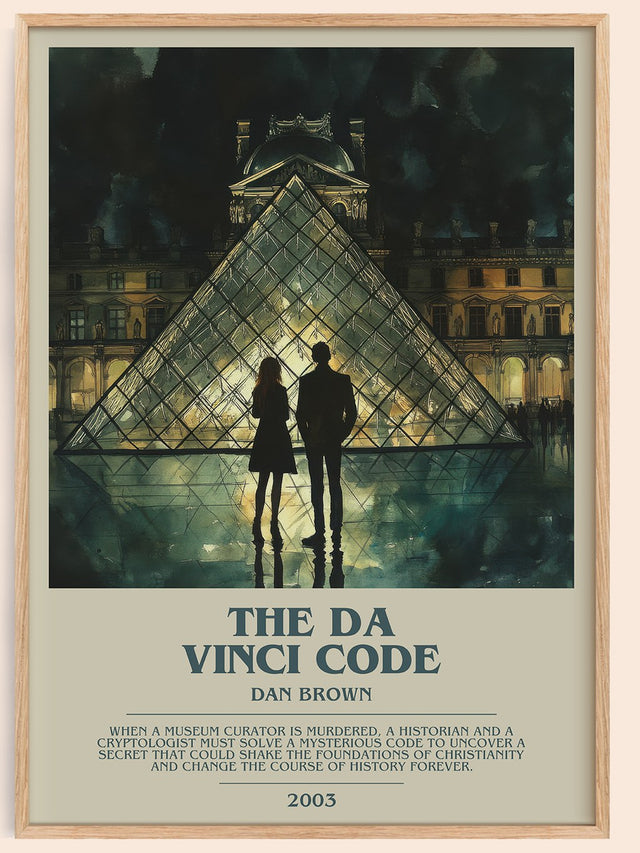 The Da Vinci Code Bookish Wall Art by Dan Brown