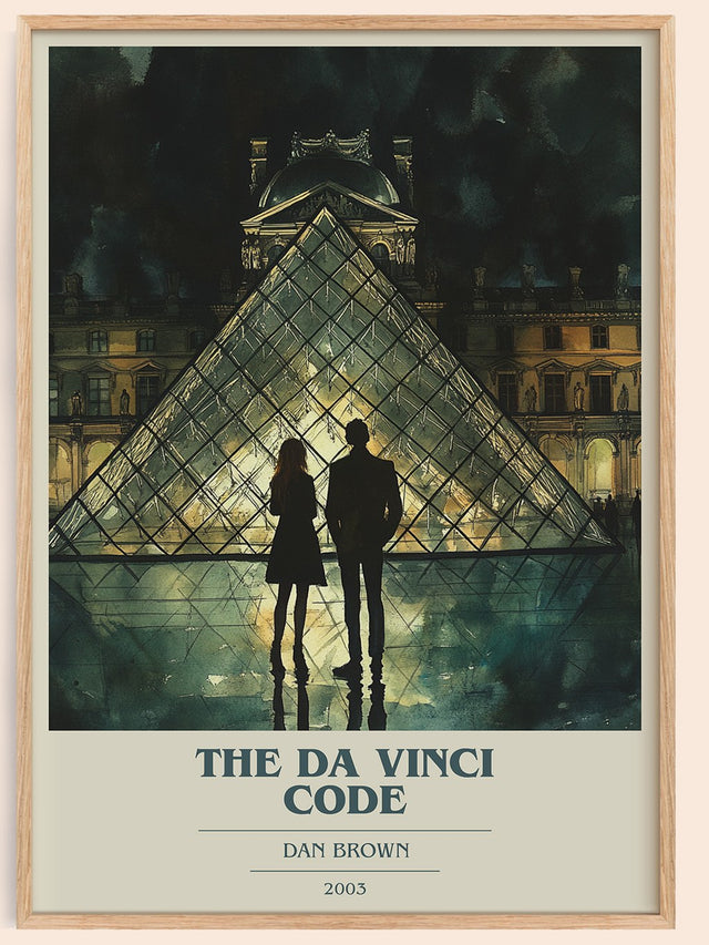 The Da Vinci Code Book Cover Poster by Dan Brown