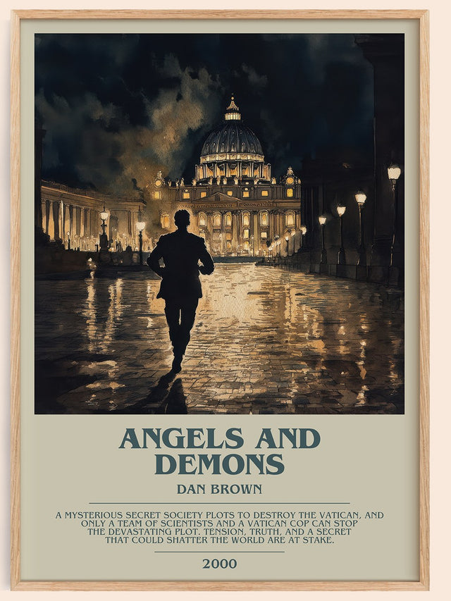 Angels And Demons Bookish Wall Art by Dan Brown