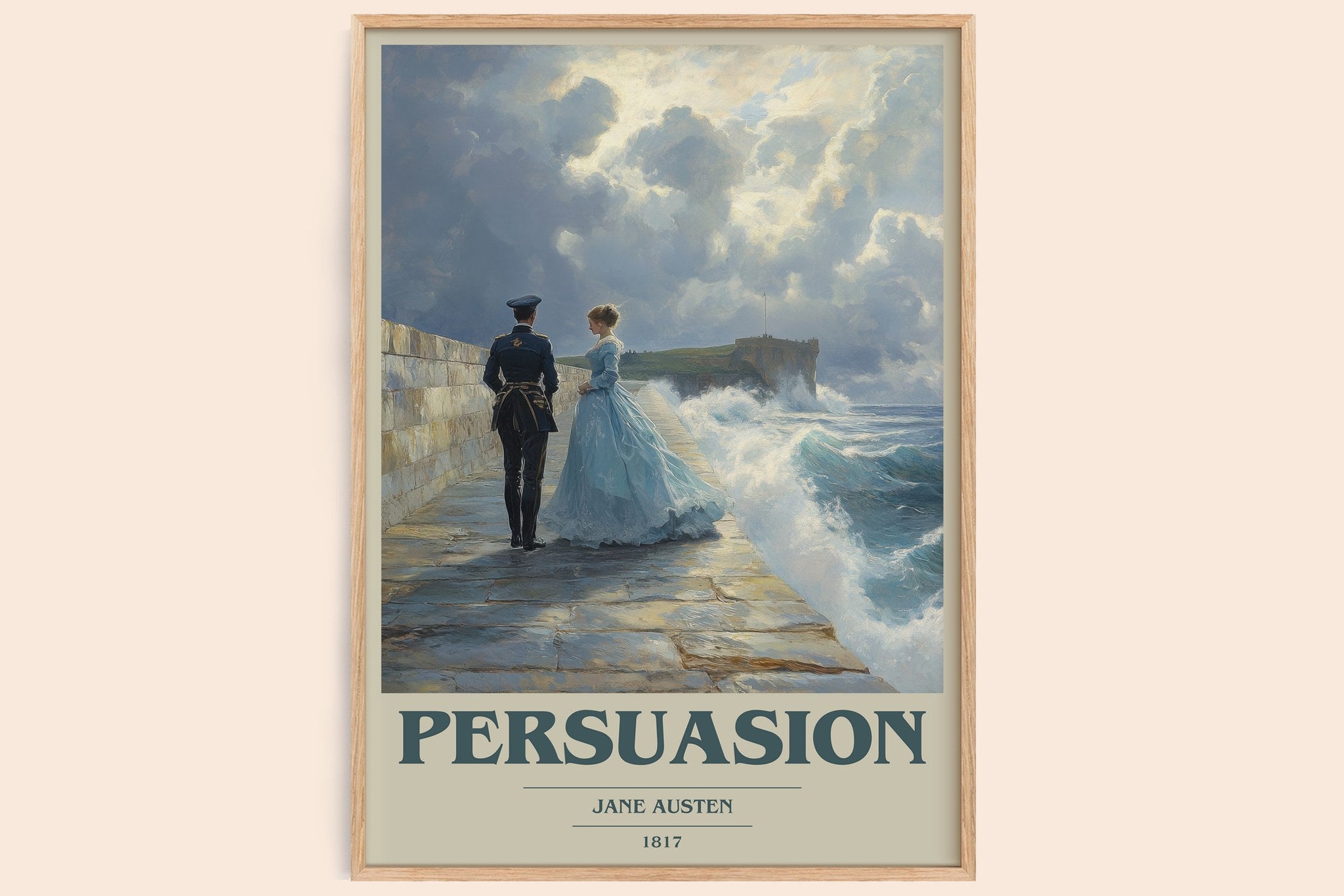 Persuasion Book Cover Poster by Jane Austen