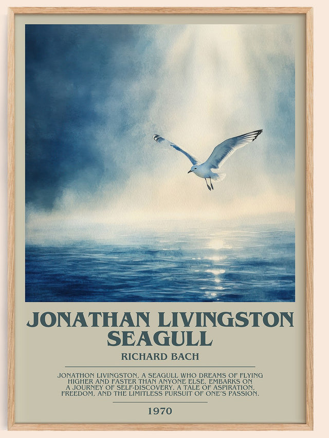 Jonathan Livingston Seagull Bookish Wall Art by RICHARD BACH