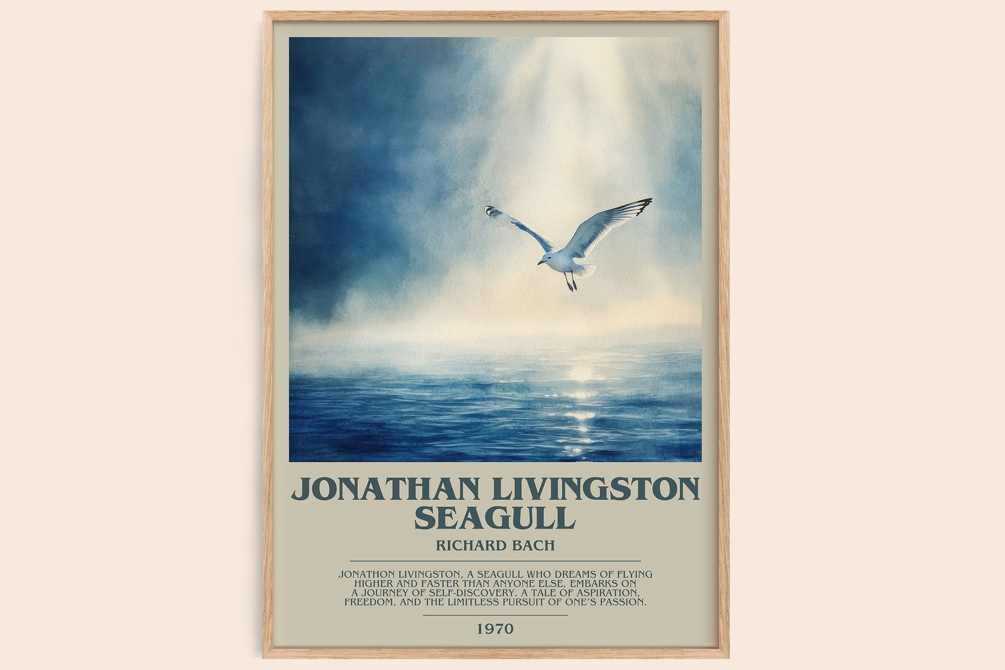 Jonathan Livingston Seagull Bookish Wall Art by RICHARD BACH