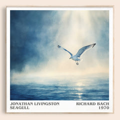 Jonathan Livingston Seagull Literary Art Print by RICHARD BACH