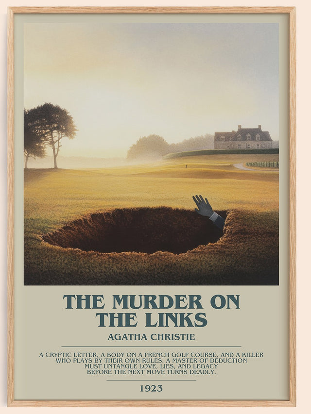 The Murder on the Links Bookish Wall Art by Agatha Christie