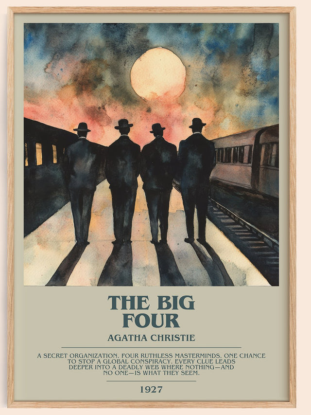 The Big Four Bookish Wall Art by Agatha Christie