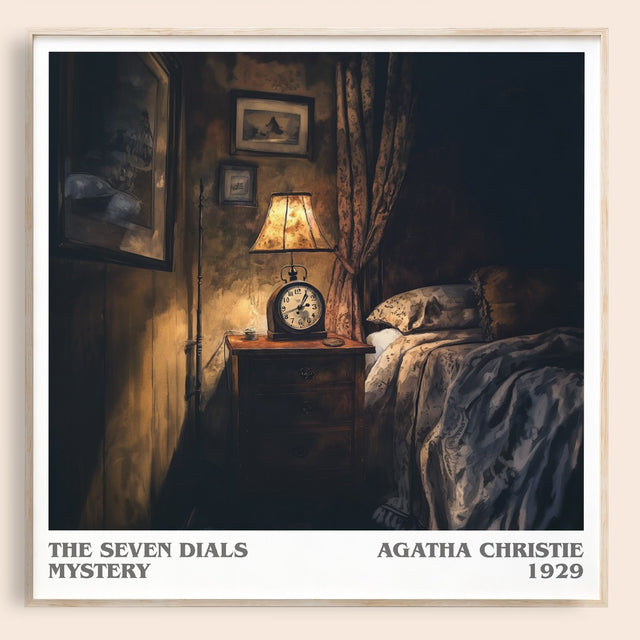 The Seven Dials Mystery Literary Art Print by Agatha Christie