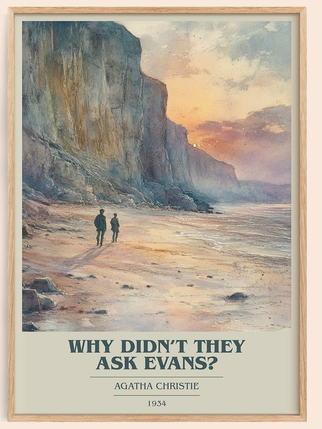Why Didn't They Ask Evans? Book Cover Poster by Agatha Christie