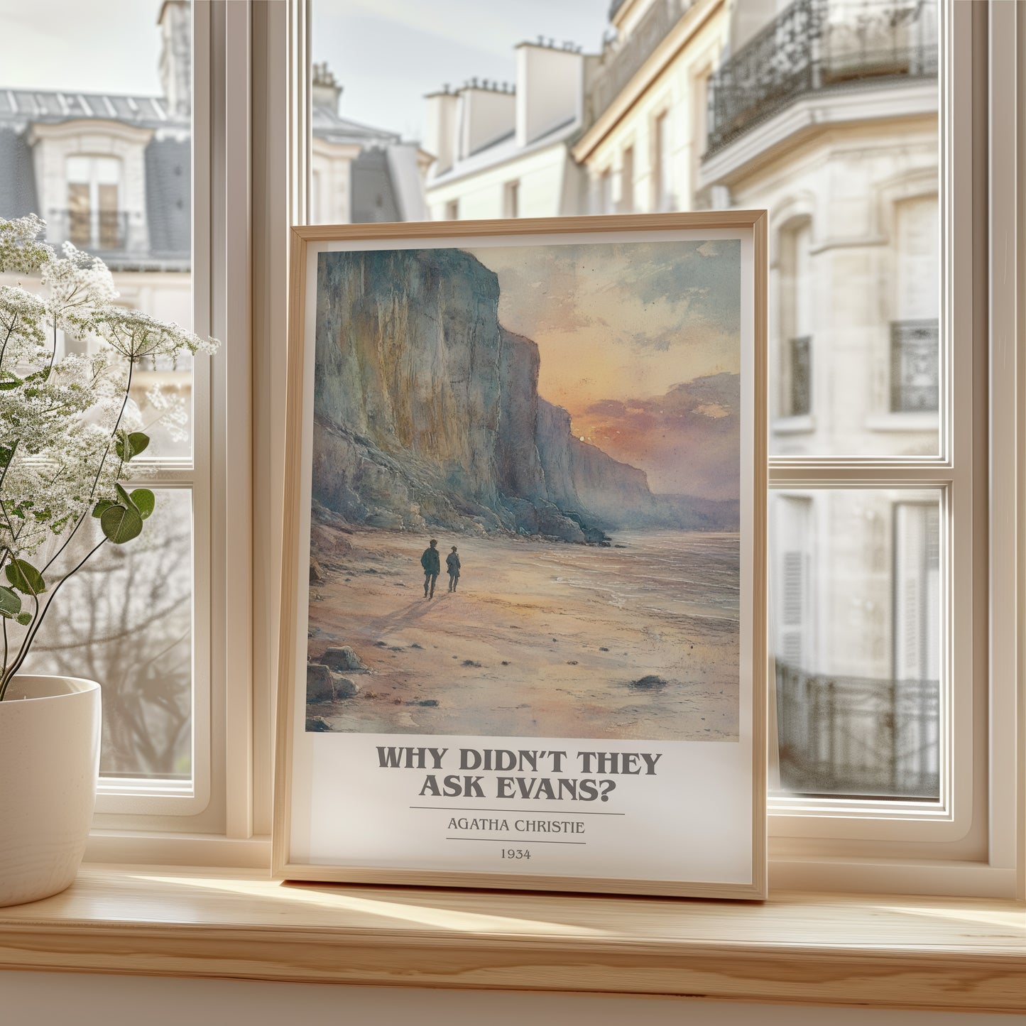 Why Didn't They Ask Evans? book cover poster colour and style options – Agatha Christie book art