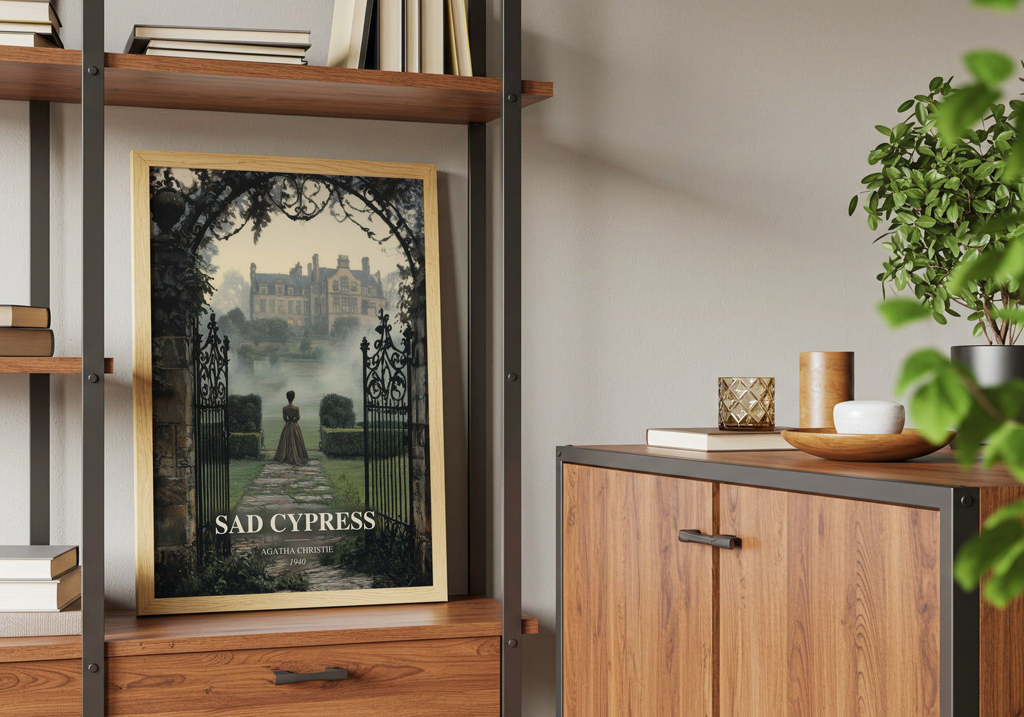 Sad Cypress book watercolour illustration paper finish options – matte satin gloss