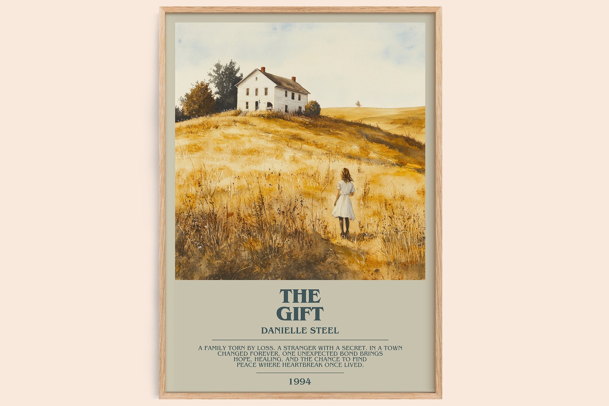 The Gift Bookish Wall Art by Danielle Steel