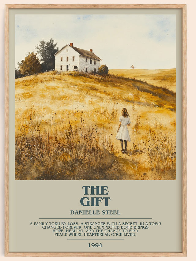 The Gift Bookish Wall Art by Danielle Steel