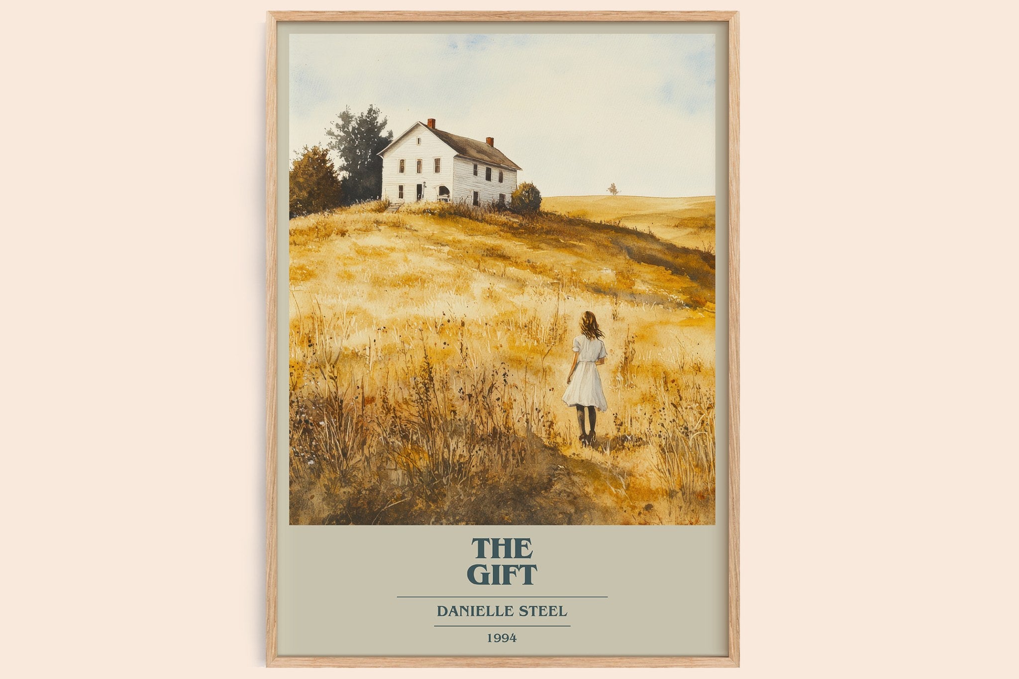 The Gift Book Cover Poster by Danielle Steel