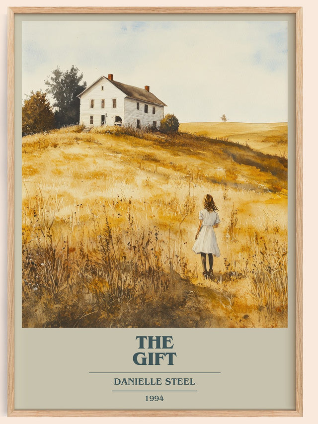 The Gift Book Cover Poster by Danielle Steel
