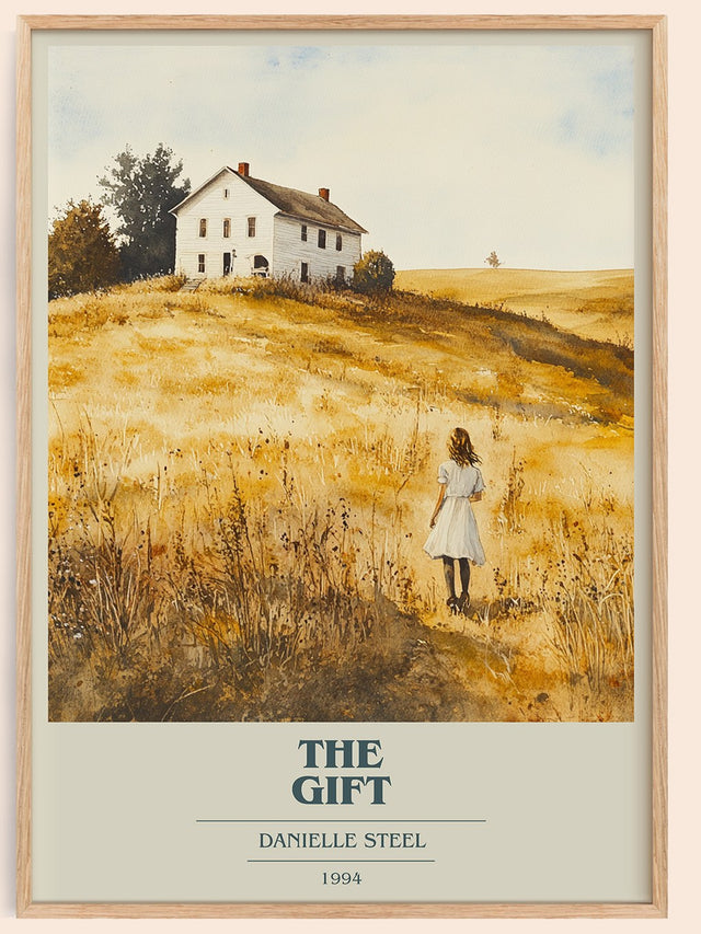 The Gift Book Cover Poster by Danielle Steel