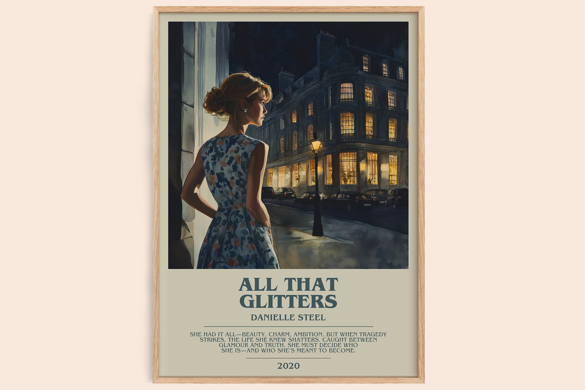 All that Glitters Bookish Wall Art by Danielle Steel