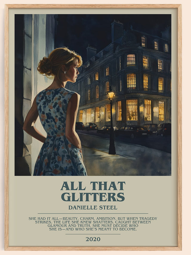 All that Glitters Bookish Wall Art by Danielle Steel