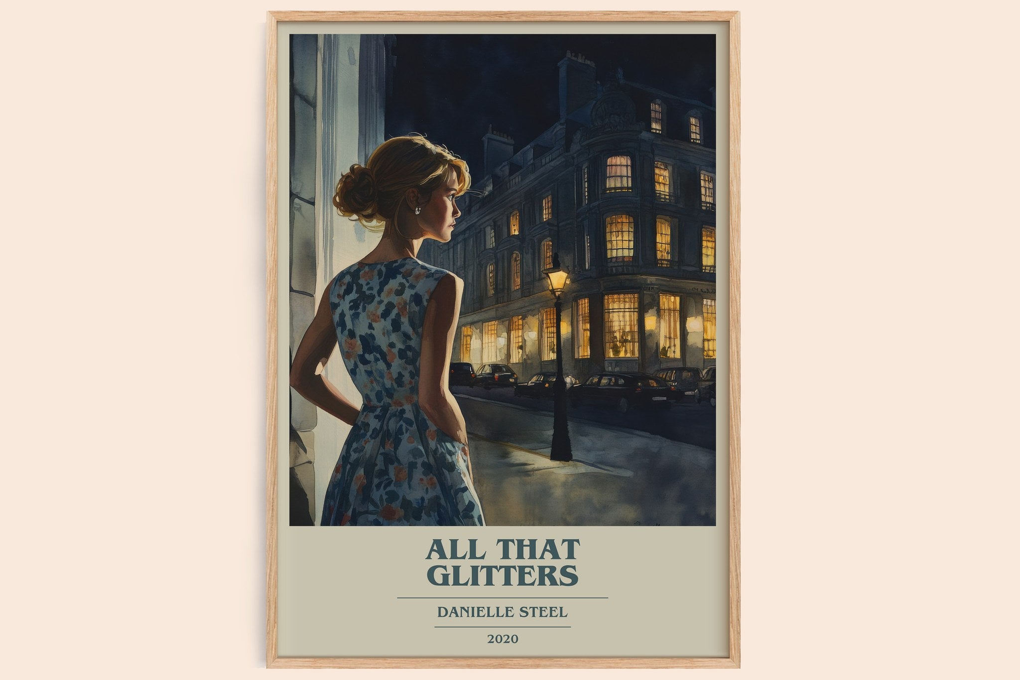 All that Glitters Book Cover Poster by Danielle Steel