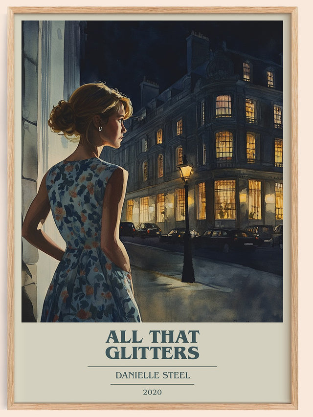 All that Glitters Book Cover Poster by Danielle Steel