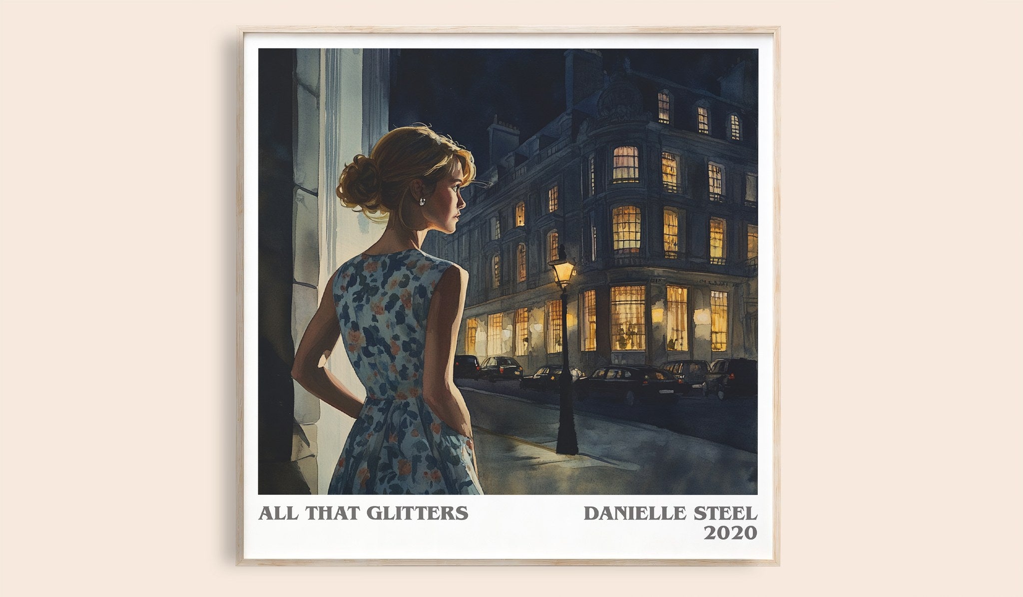 All that Glitters Literary Art Print by Danielle Steel