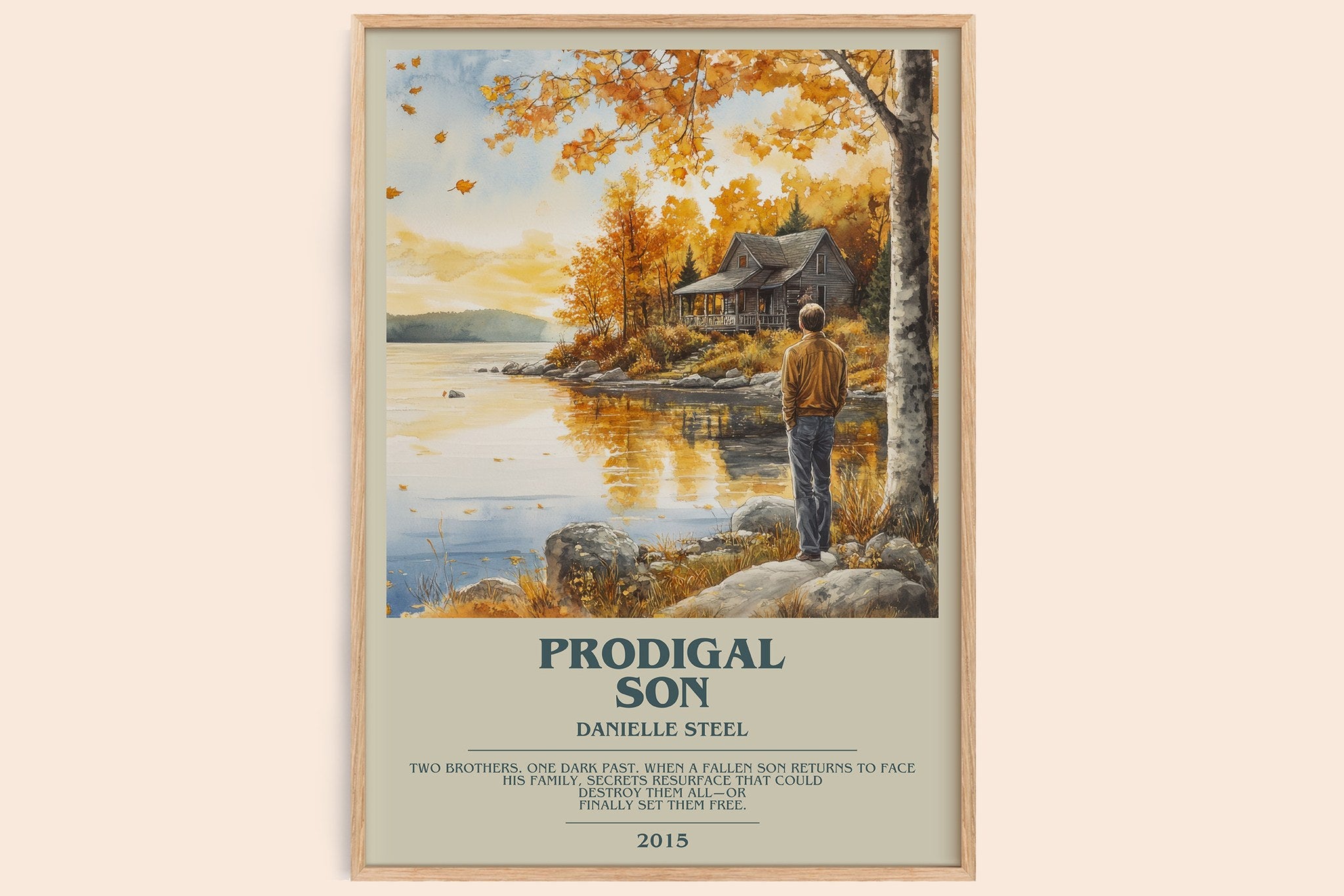 Prodigal Son Bookish Wall Art by Danielle Steel