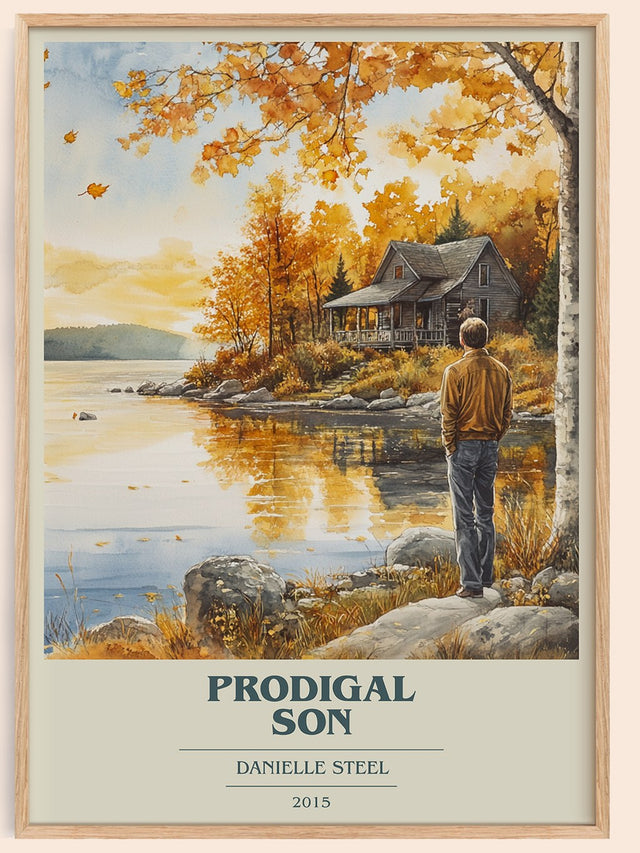 Prodigal Son Book Cover Poster by Danielle Steel