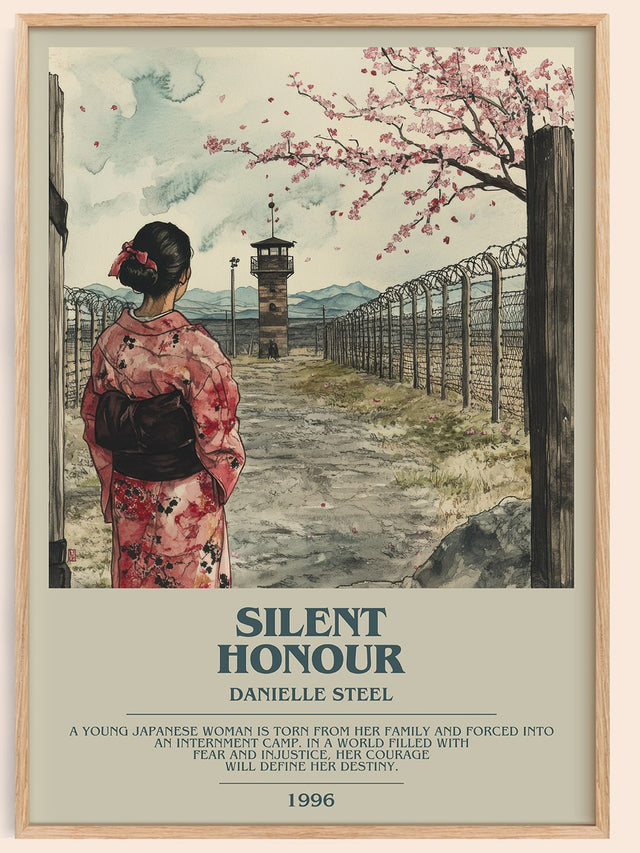 Silent Honour Bookish Wall Art by Danielle Steel