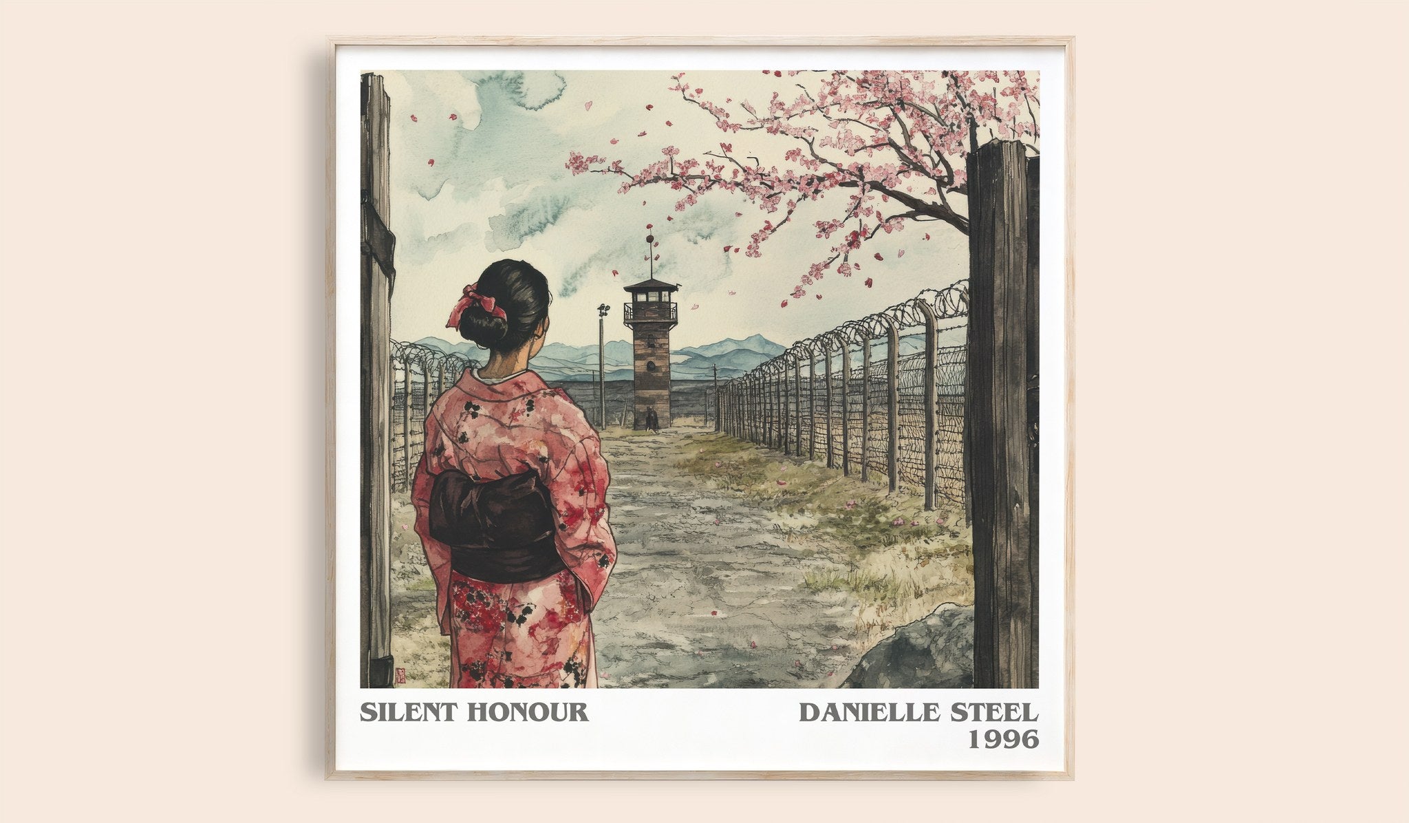 Silent Honour Literary Art Print by Danielle Steel