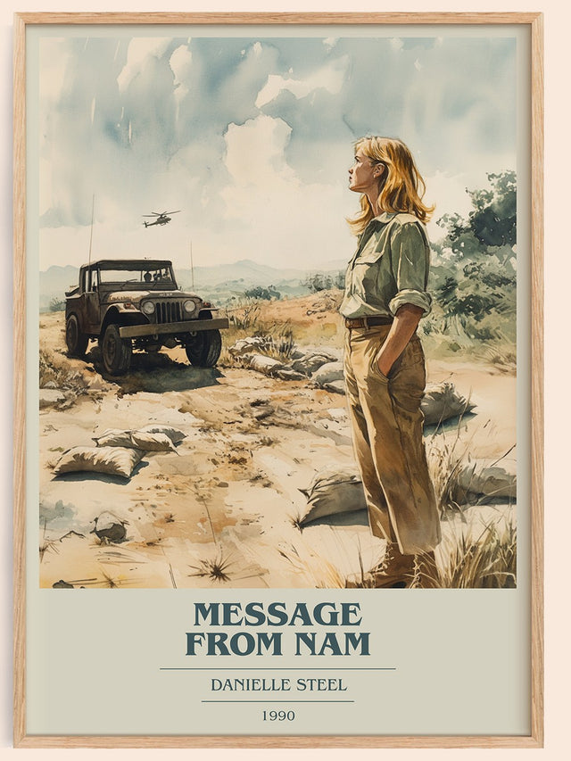 Message from Nam Book Cover Poster by Danielle Steel