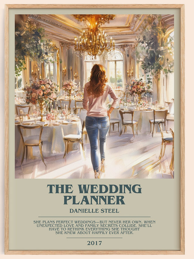 The Wedding Planner Bookish Wall Art by Danielle Steel