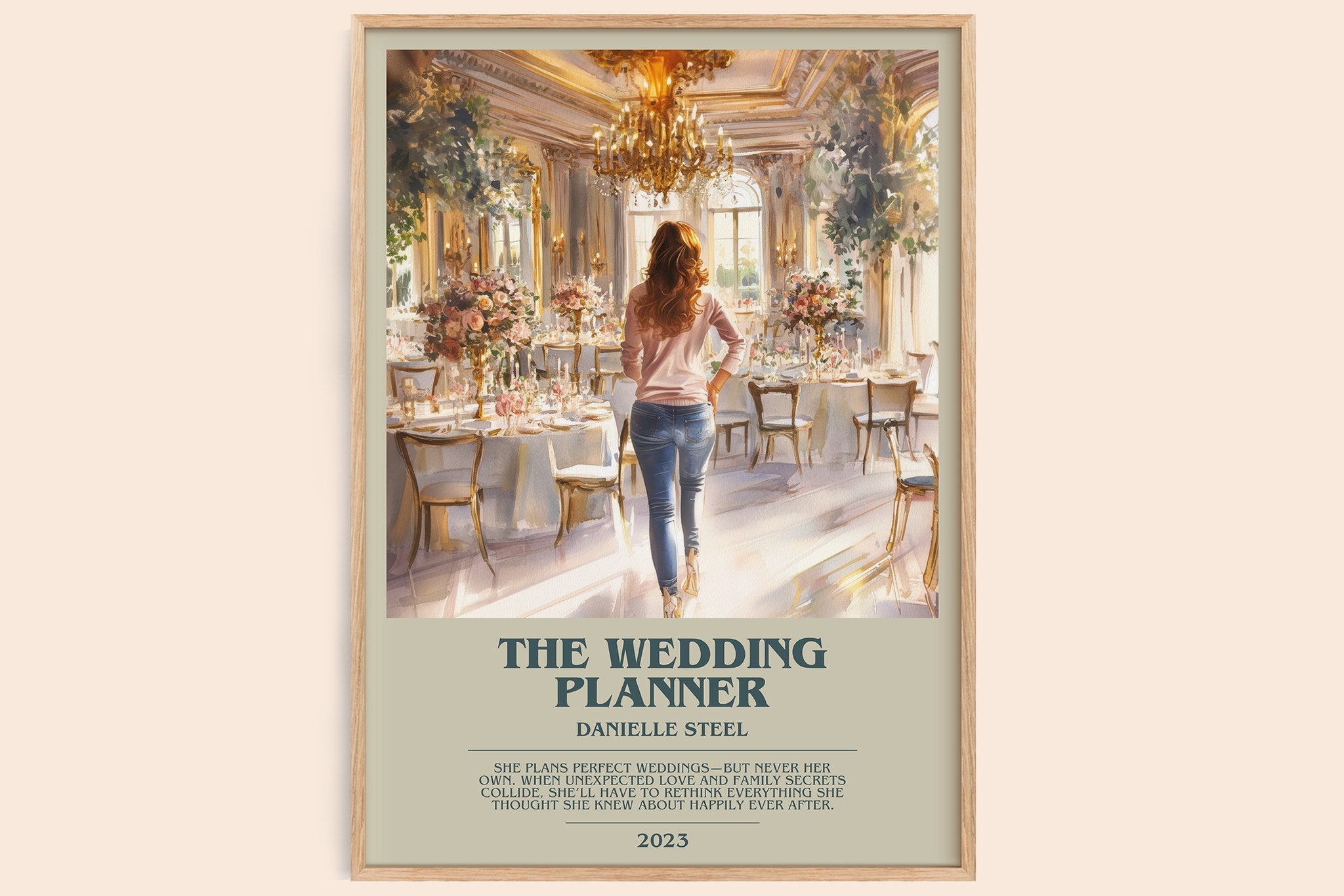 The Wedding Planner Bookish Wall Art by Danielle Steel
