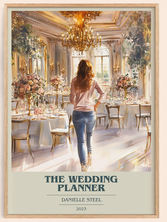 The Wedding Planner Book Cover Poster by Danielle Steel