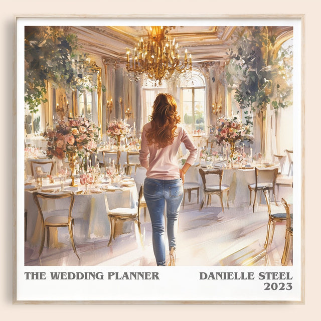 The Wedding Planner Literary Art Print by Danielle Steel