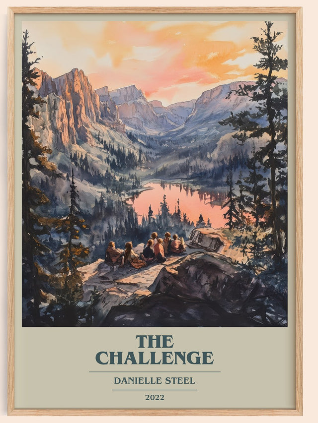 The Challenge Book Cover Poster by Danielle Steel