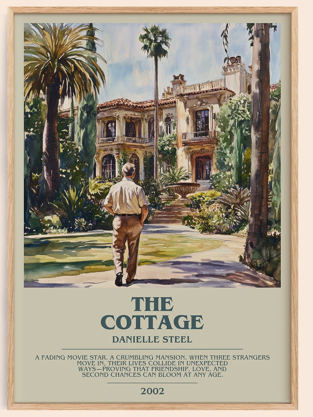 The Cottage Bookish Wall Art by Danielle Steel