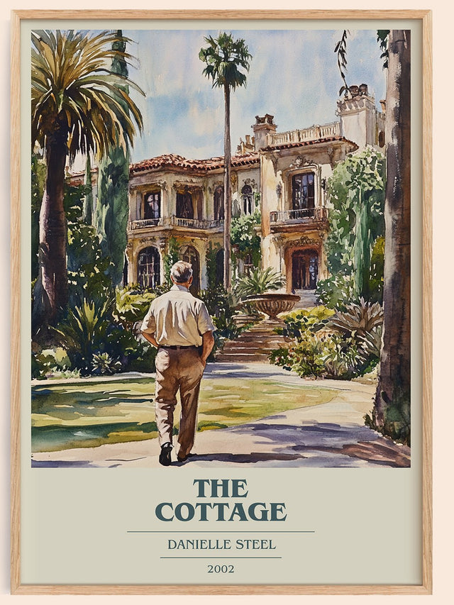 The Cottage Book Cover Poster by Danielle Steel