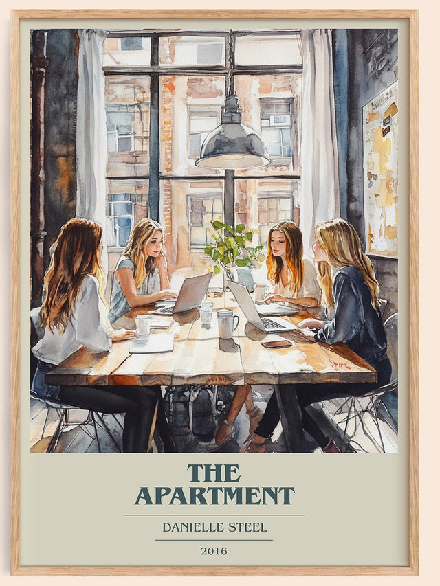 The Apartment Book Cover Poster by Danielle Steel