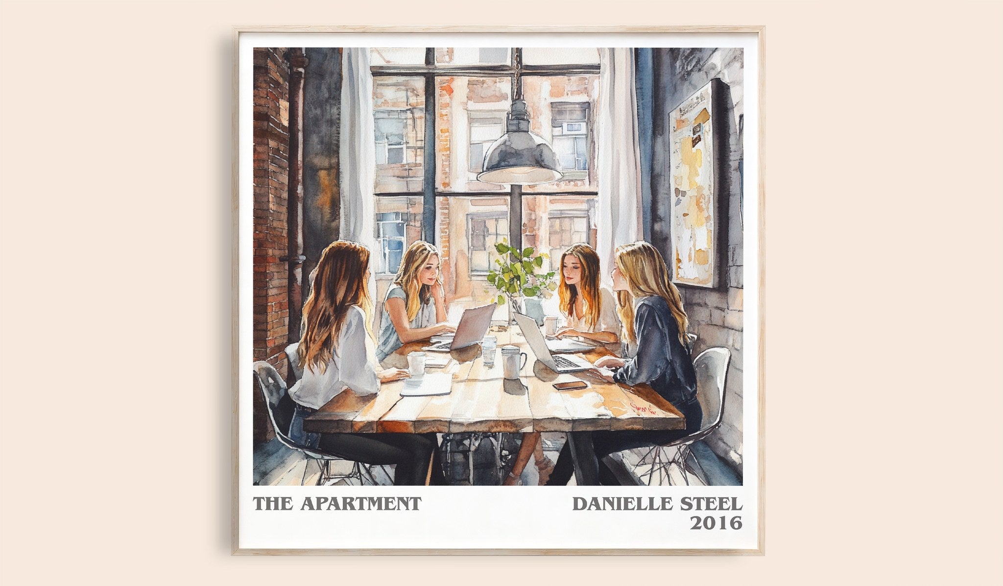 The Apartment Literary Art Print by Danielle Steel