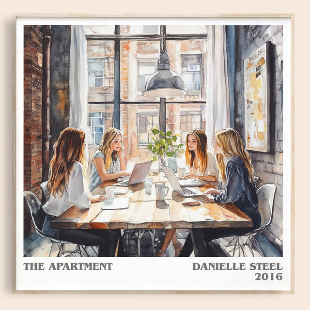 The Apartment Literary Art Print by Danielle Steel
