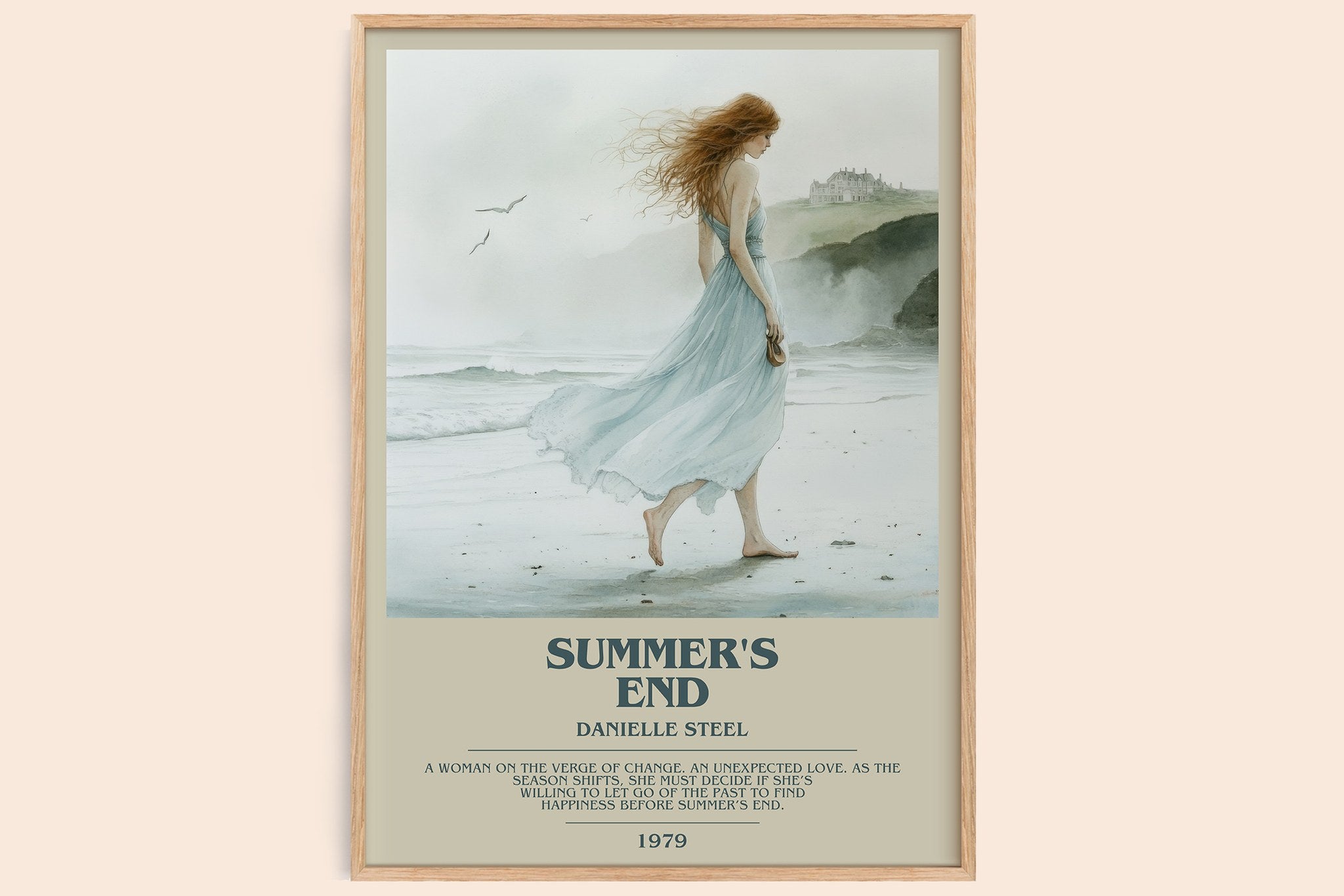 Summer's End Bookish Wall Art by Danielle Steel
