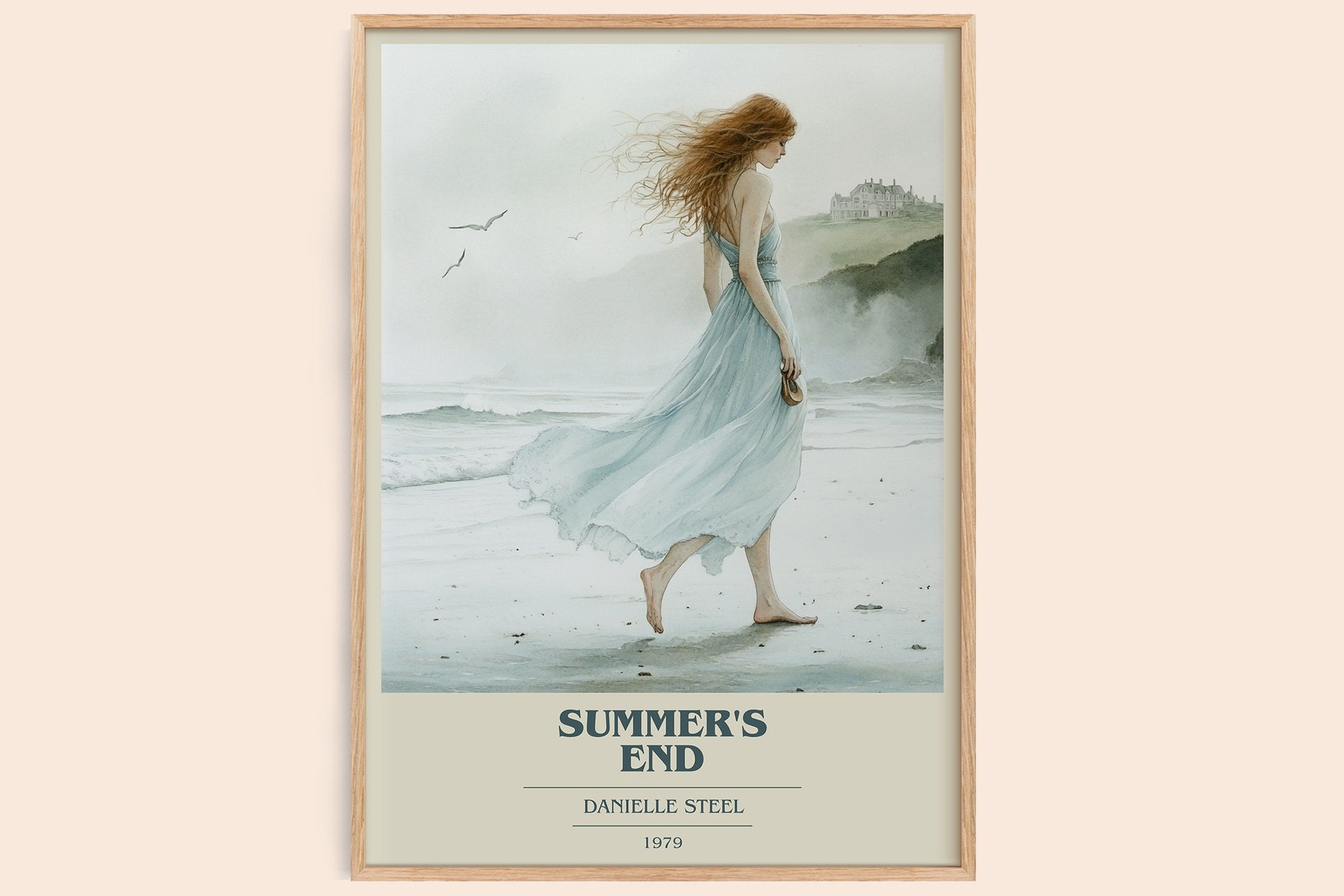 Summer's End Book Cover Poster by Danielle Steel