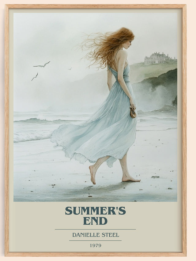Summer's End Book Cover Poster by Danielle Steel