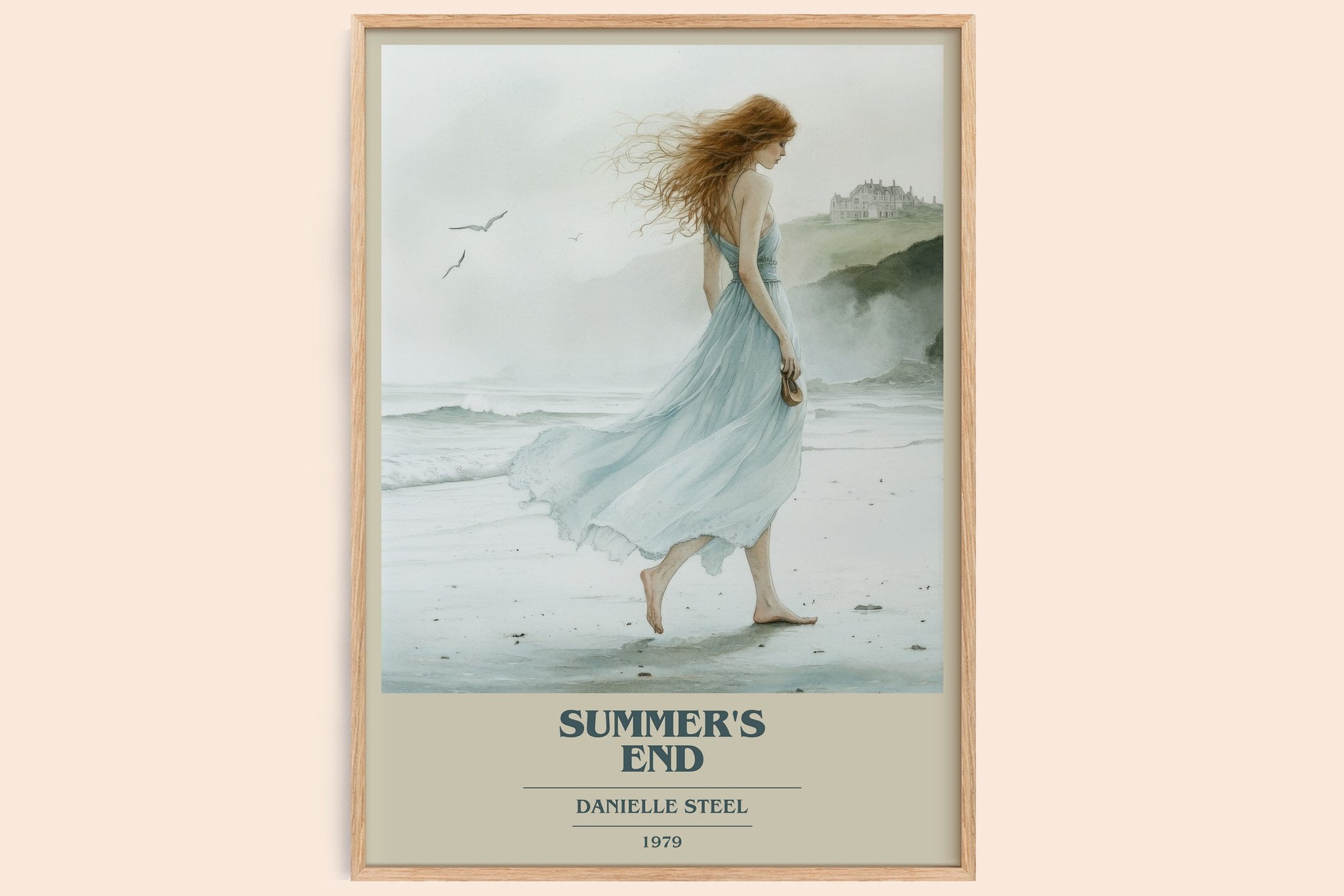 Summer's End Book Cover Poster by Danielle Steel