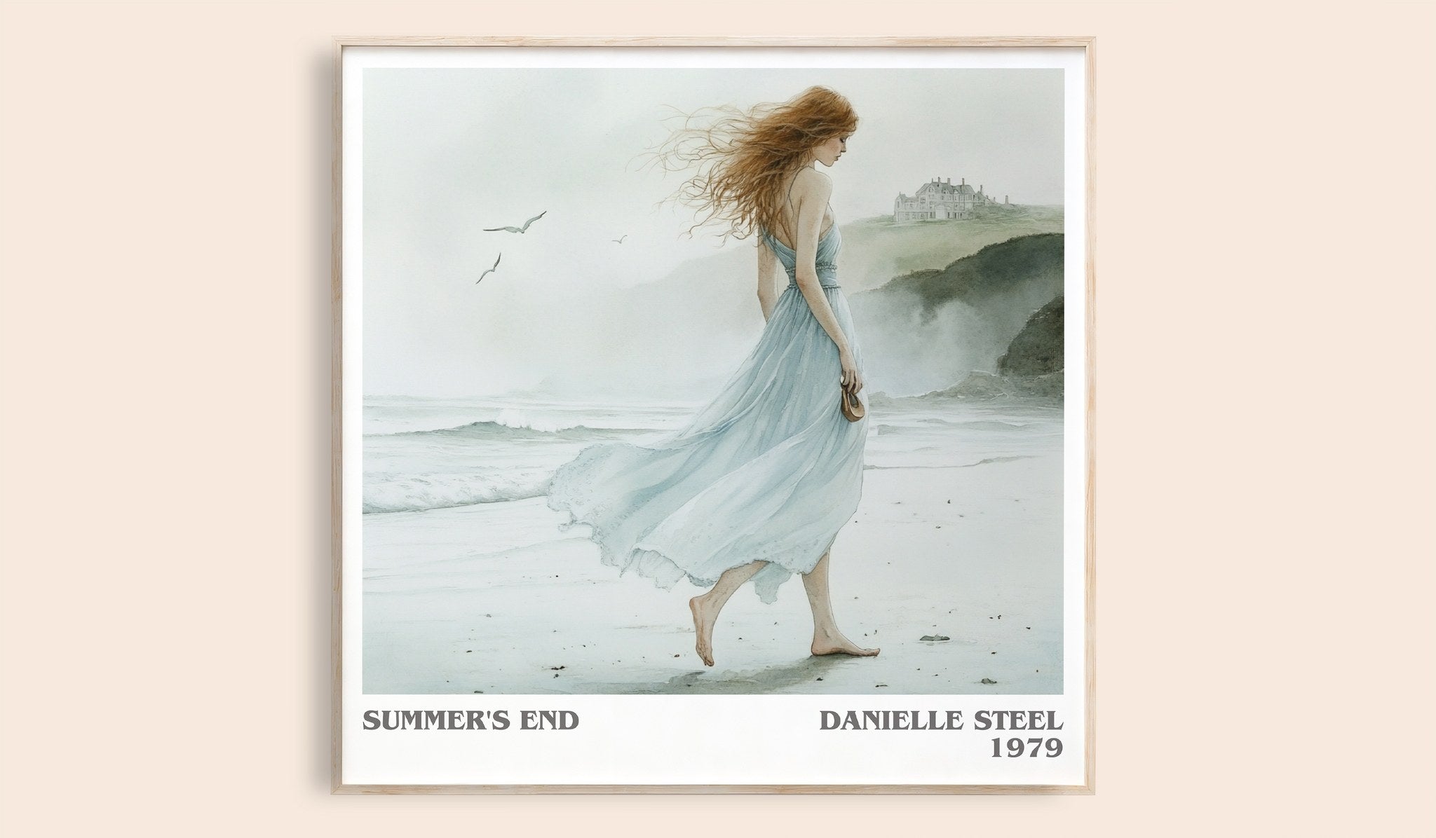 Summer's End Literary Art Print by Danielle Steel